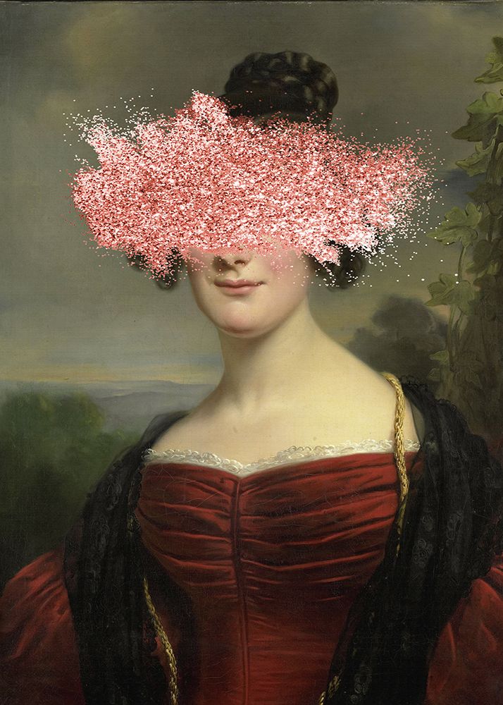 Renaissance Sparkle Splash - Altered Art art print by The Art Concept for $57.95 CAD