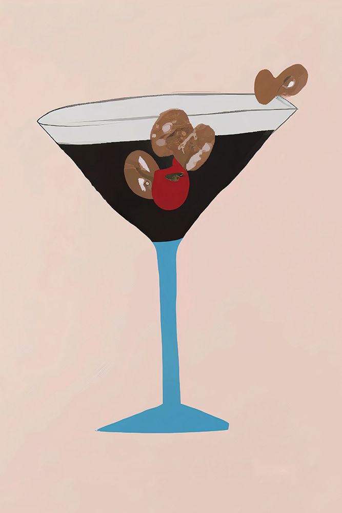 Cocktail of the Day 60 X 90 art print by Merel Takken for $57.95 CAD