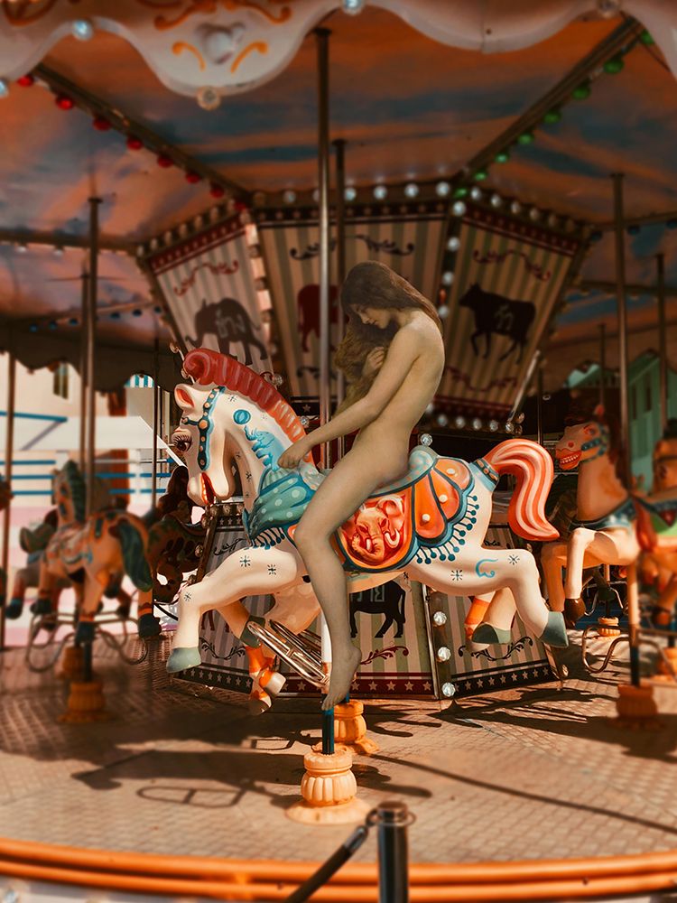 Carrousel Diva art print by Dikhotomy for $57.95 CAD