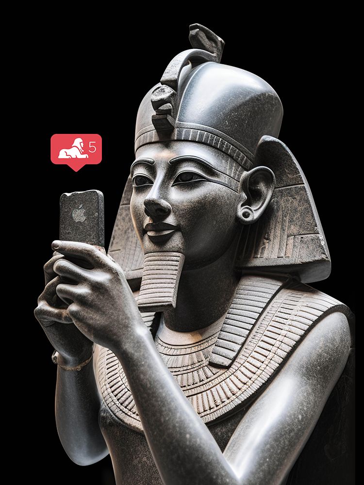 Chill Ramses art print by Dikhotomy for $57.95 CAD