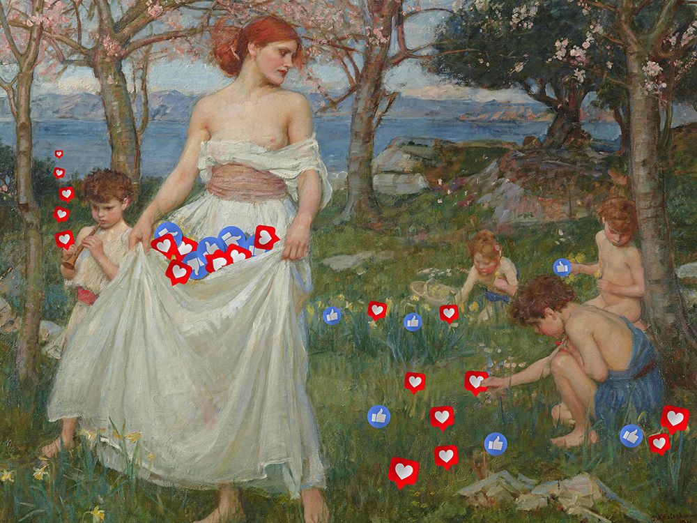 Collecting Likes art print by Dikhotomy for $57.95 CAD