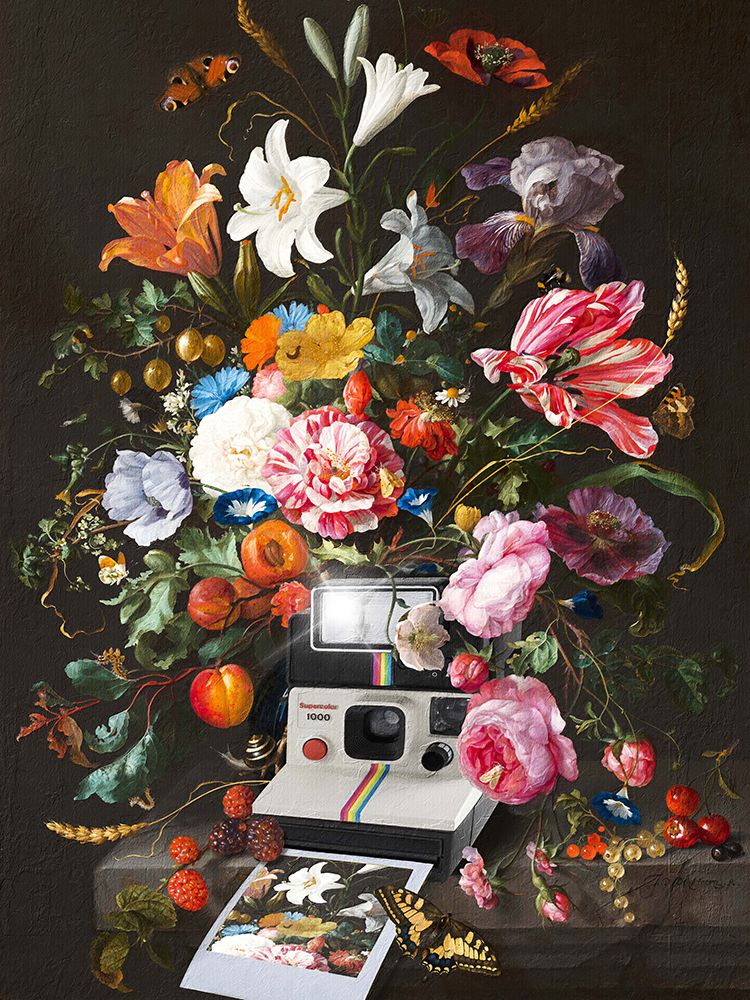 Floral Instant Photo art print by Dikhotomy for $57.95 CAD