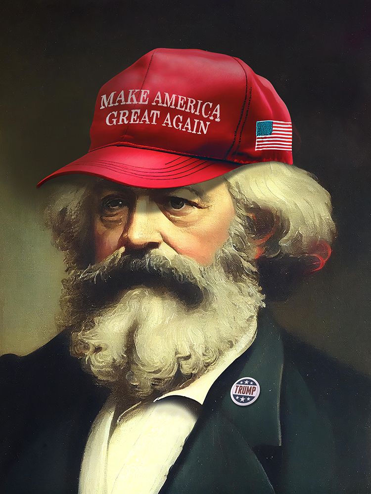 Karl Great Again art print by Dikhotomy for $57.95 CAD