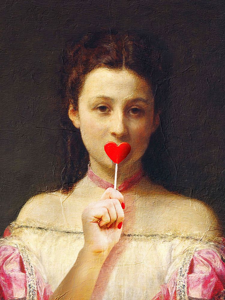 Lollipop Girl art print by Dikhotomy for $57.95 CAD