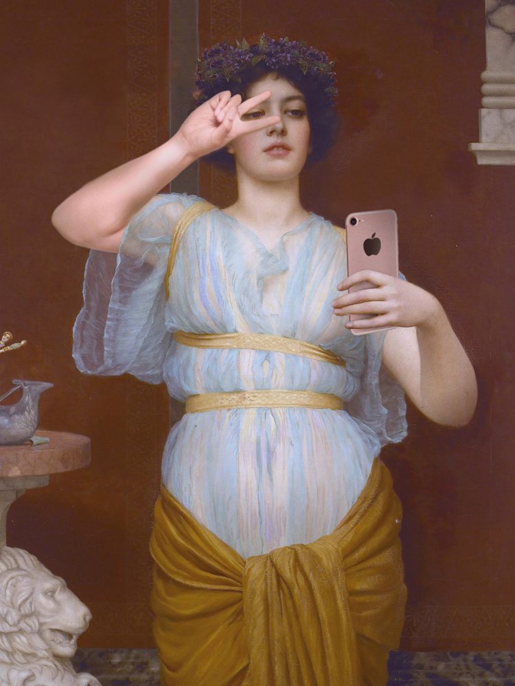 Selfie Diva art print by Dikhotomy for $57.95 CAD