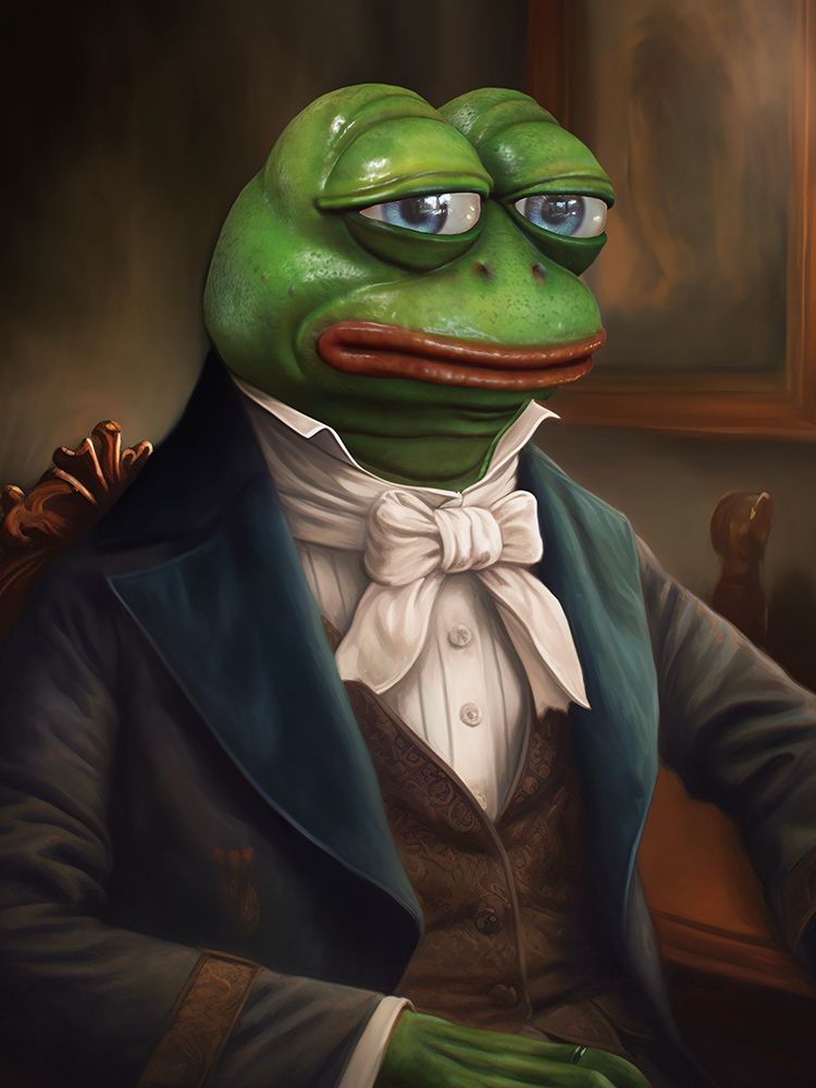Sir Pepe art print by Dikhotomy for $57.95 CAD