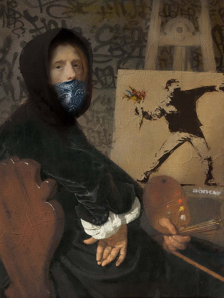 The Real Banksy art print by Dikhotomy for $57.95 CAD