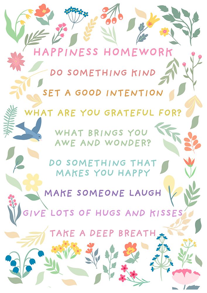 Happiness Childrens calming corner print art print by Sarah Manovski for $57.95 CAD