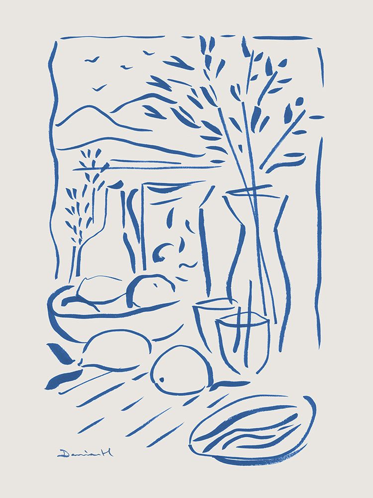 Medataranian View art print by Dan Hobday for $57.95 CAD