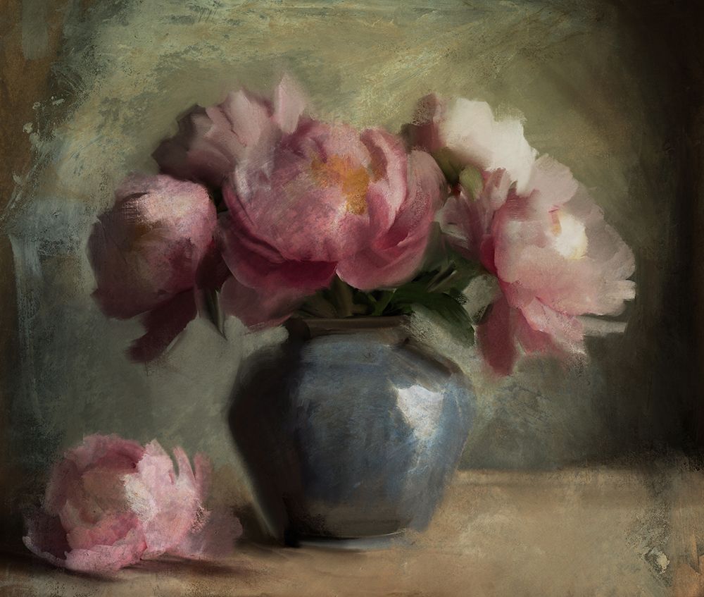 Pivoines En Rose art print by Dan Hobday for $57.95 CAD