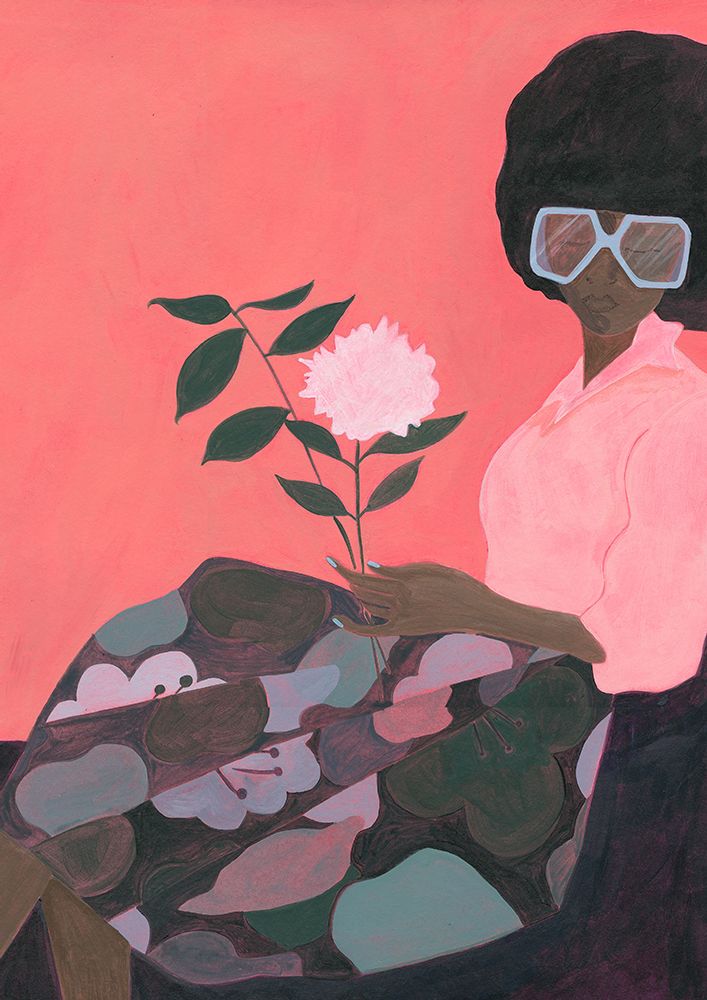 Blossom Girl art print by Elaine Field for $57.95 CAD