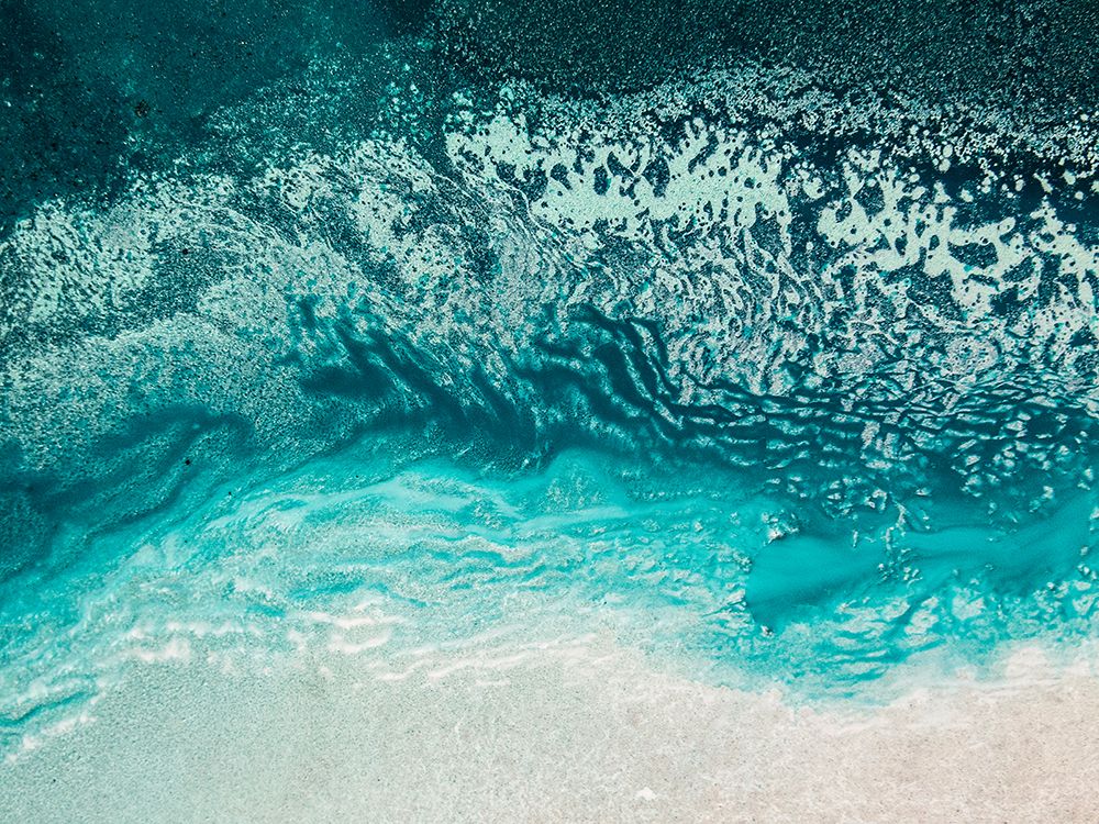 Aqua Floating art print by Petra de Meikle for $57.95 CAD