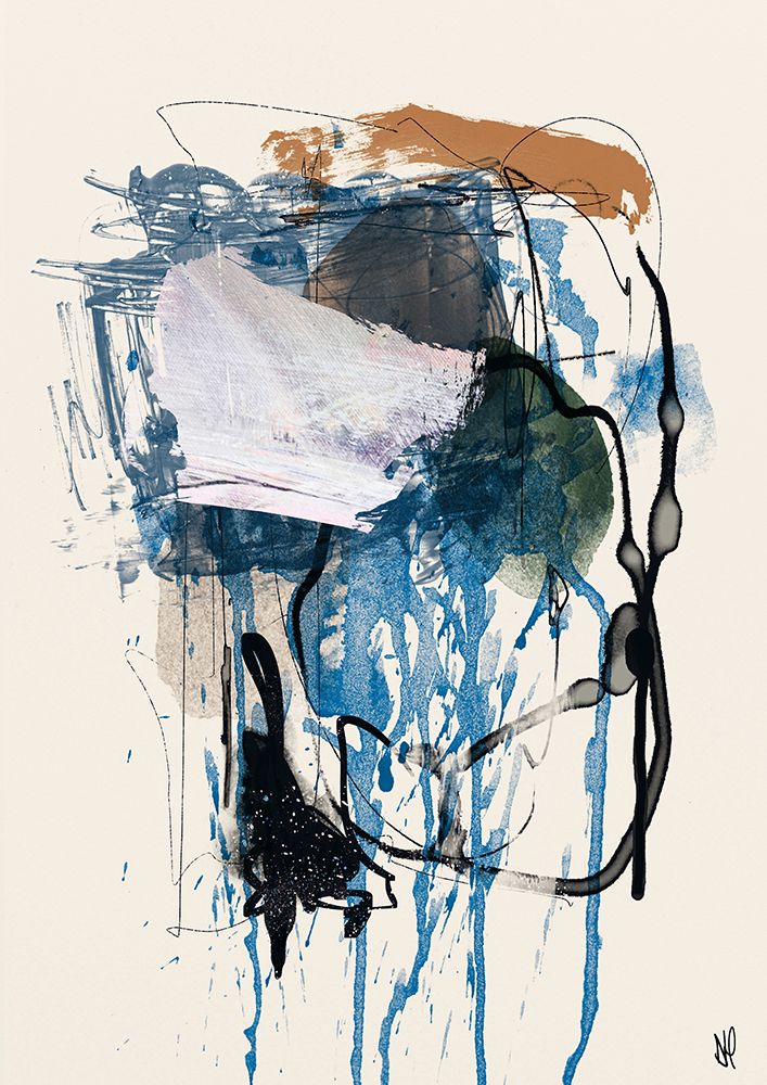 Twin Abstract 1 art print by Dan Hobday for $57.95 CAD