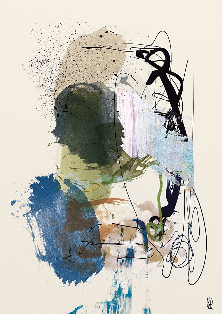 Twin Abstract art print by Dan Hobday for $57.95 CAD