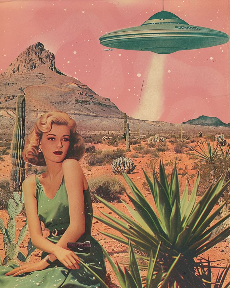 UFO Babe art print by Samantha Hearn for $57.95 CAD