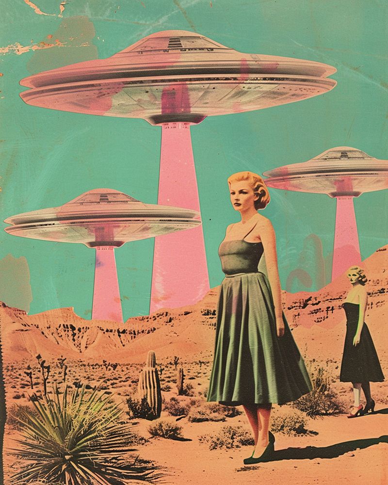 Technicolor Invasion art print by Samantha Hearn for $57.95 CAD