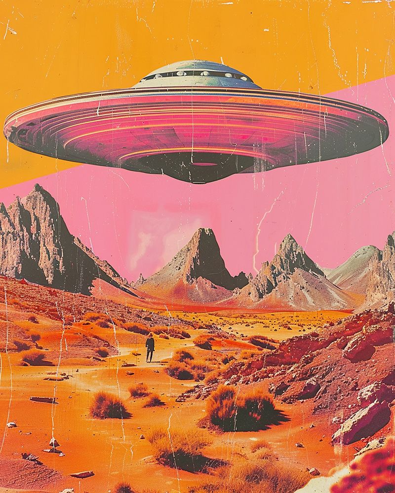 UFO Landing art print by Samantha Hearn for $57.95 CAD