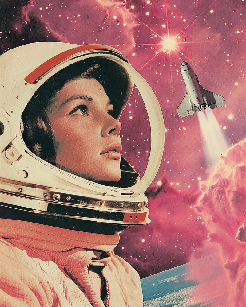 Astronaut Girl art print by Samantha Hearn for $57.95 CAD