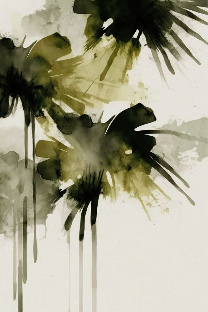 Green flowers no 2 art print by Treechild for $57.95 CAD