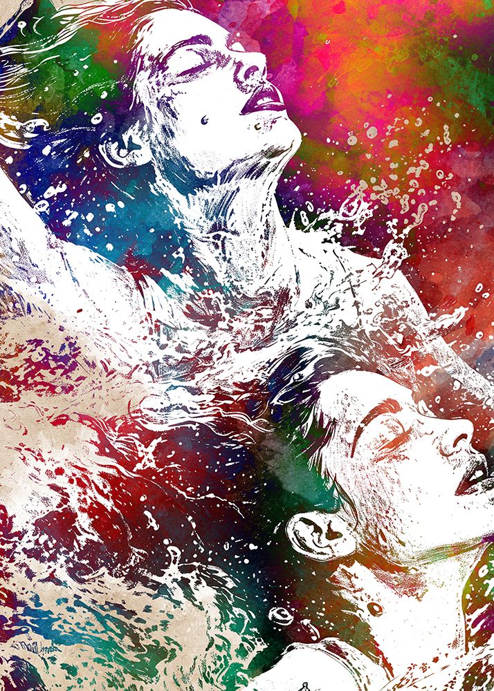 Swimmer sport art #swimmer #sport art print by Justyna Jaszke for $57.95 CAD