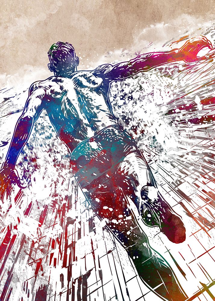 Swimmer sport art #swimmer #sport art print by Justyna Jaszke for $57.95 CAD