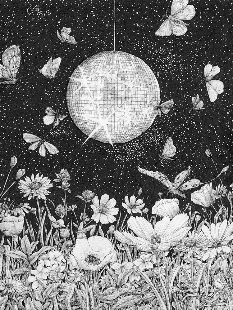 Midnight Disco art print by E.C. Mazur for $57.95 CAD