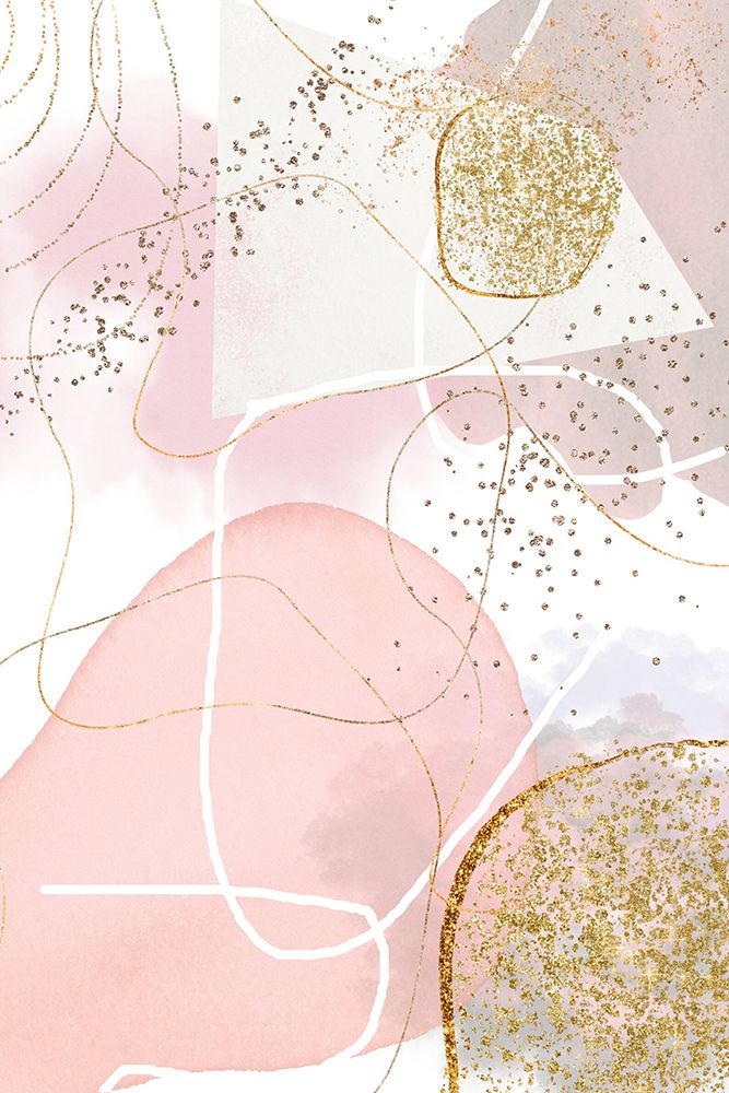 Pink N Gold 2 art print by Sally Ann Moss for $57.95 CAD