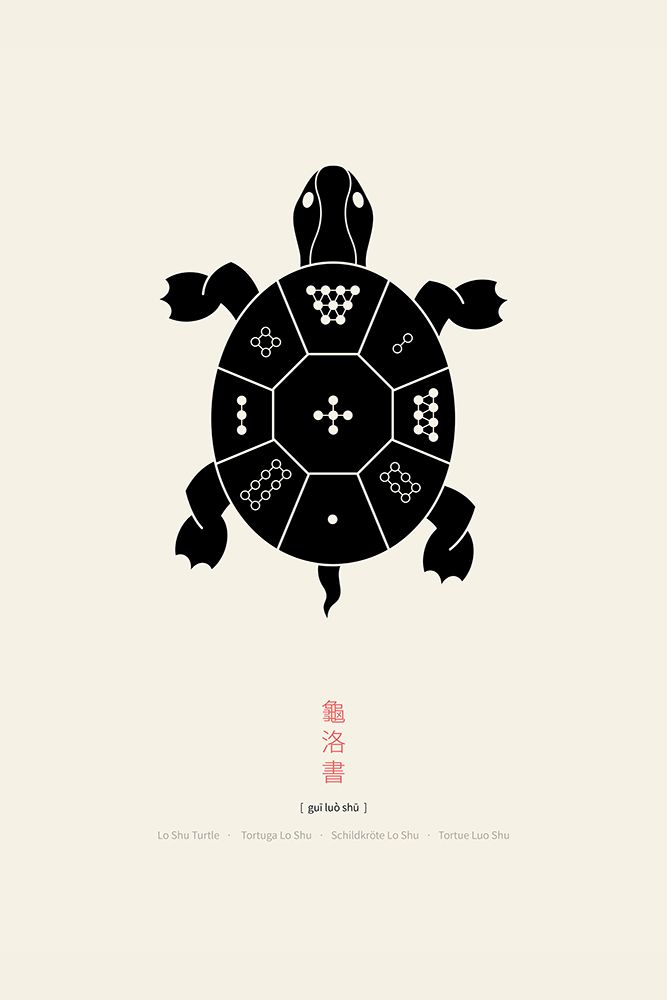 Lo Shu Turtle art print by Thoth Adan for $57.95 CAD