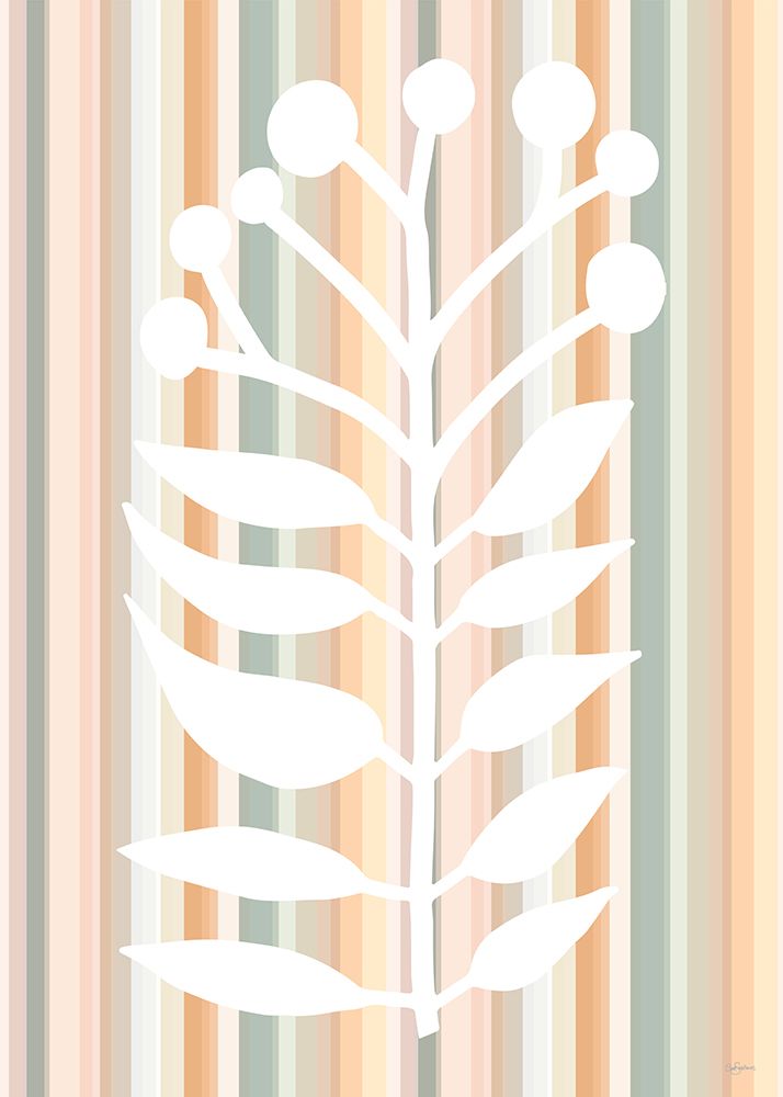 Twig on Stripes art print by Sue Skellern for $57.95 CAD