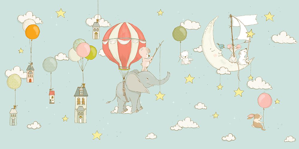 Elephant Dream_Dayblue art print by Sue Skellern for $57.95 CAD