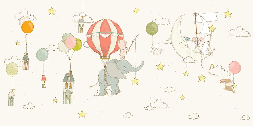 Elephant Dream_SkyWhite art print by Sue Skellern for $57.95 CAD