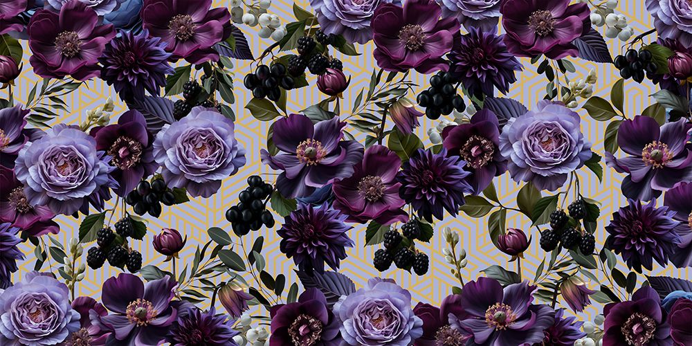 Gothic_Gold Lilac art print by Sue Skellern for $57.95 CAD