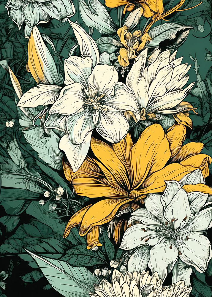 Flora Meadow (32) art print by Justyna Jaszke for $57.95 CAD