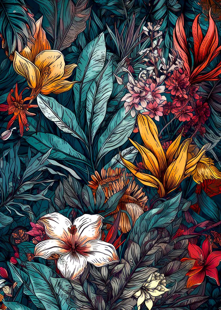 Flora Meadow (38) art print by Justyna Jaszke for $57.95 CAD