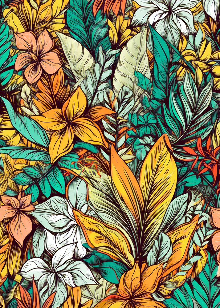 Flora Meadow (39) art print by Justyna Jaszke for $57.95 CAD