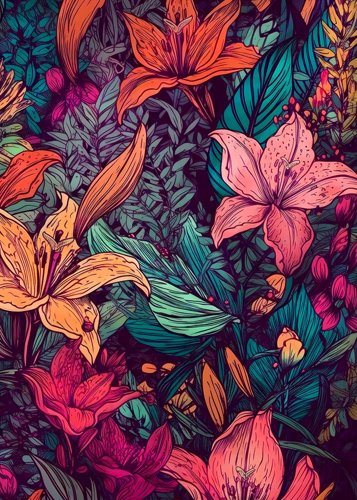 Flora Meadow (46) art print by Justyna Jaszke for $57.95 CAD