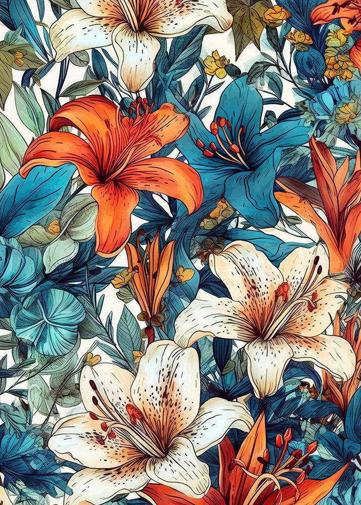 Flora Meadow (47) art print by Justyna Jaszke for $57.95 CAD