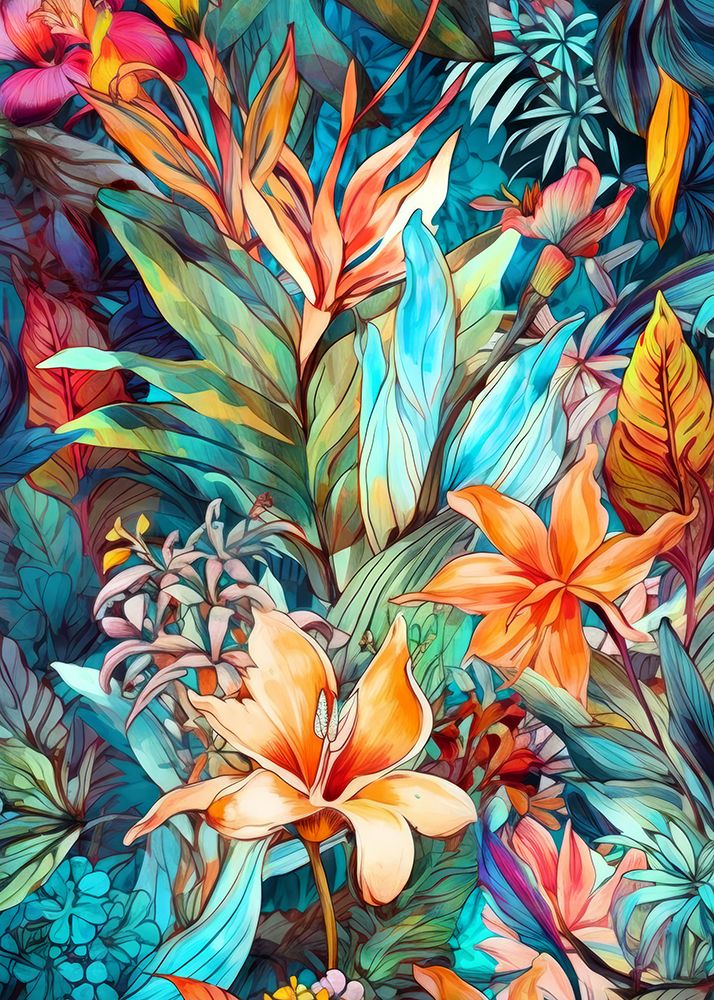 Flora Meadow (49) art print by Justyna Jaszke for $57.95 CAD