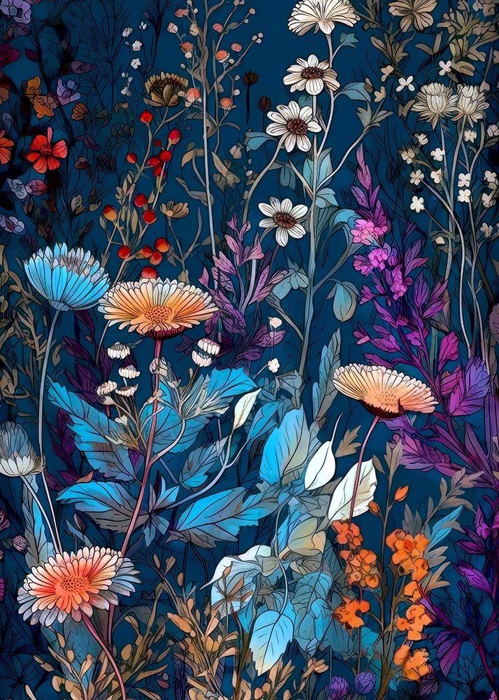 Flora Meadow (51) art print by Justyna Jaszke for $57.95 CAD