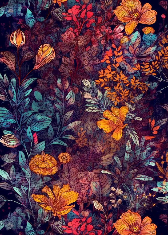 Flora Meadow (55) art print by Justyna Jaszke for $57.95 CAD