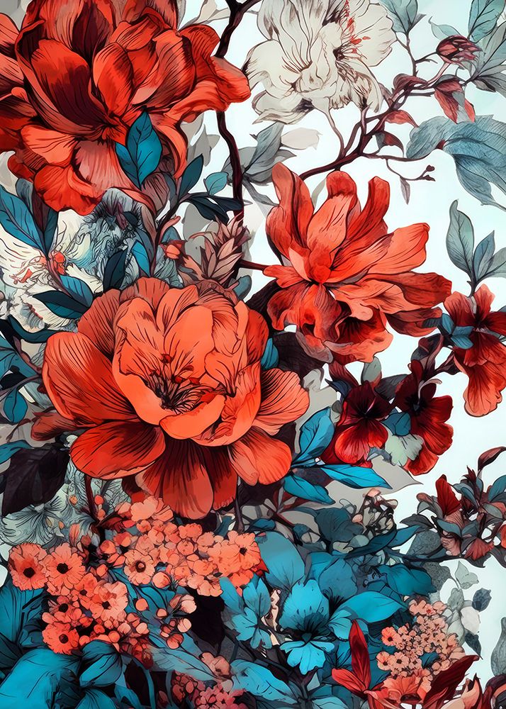 Flora Meadow (57) art print by Justyna Jaszke for $57.95 CAD