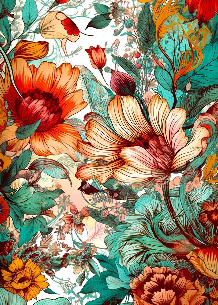 Flora Meadow (71) art print by Justyna Jaszke for $57.95 CAD