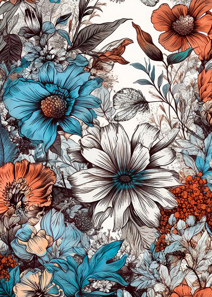 Flora Meadow (77) art print by Justyna Jaszke for $57.95 CAD