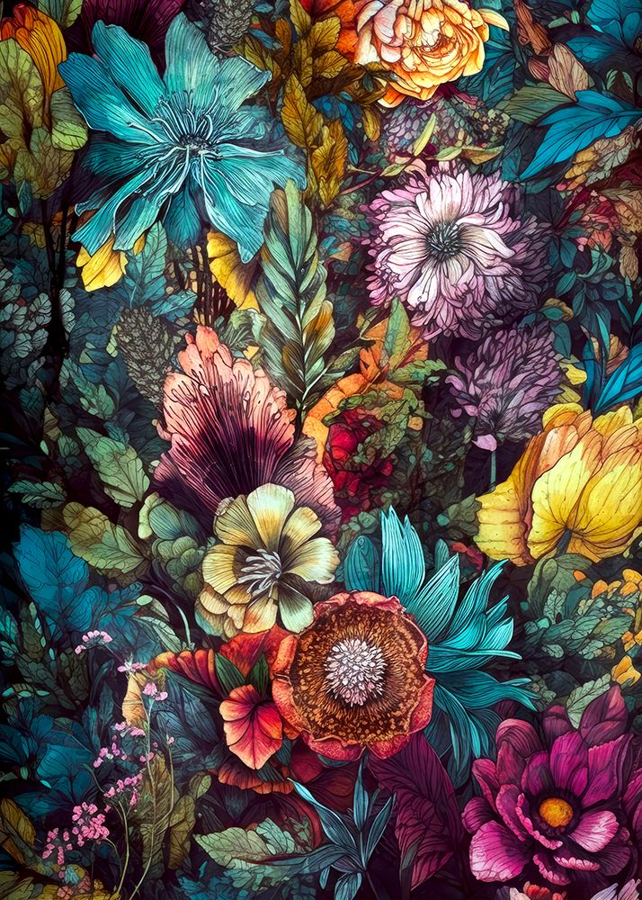 Flora Meadow (79) art print by Justyna Jaszke for $57.95 CAD