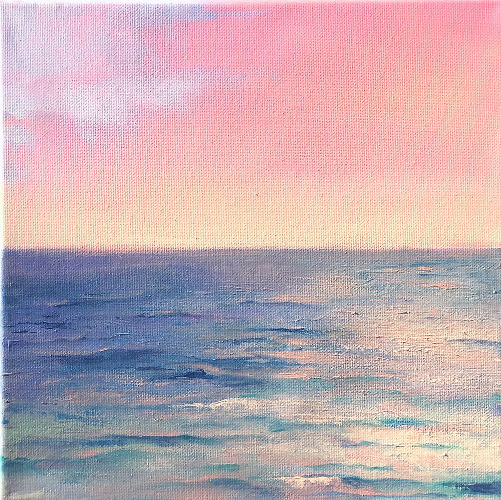 Pink Sunset art print by Christine Lindstrom for $57.95 CAD