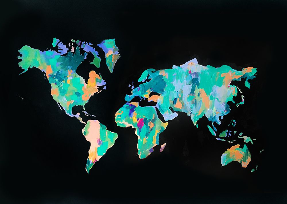 World Maps prints and posters