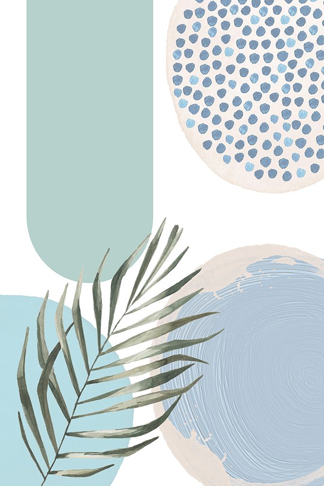 Teal Boho-2 art print by Sally Ann Moss for $57.95 CAD