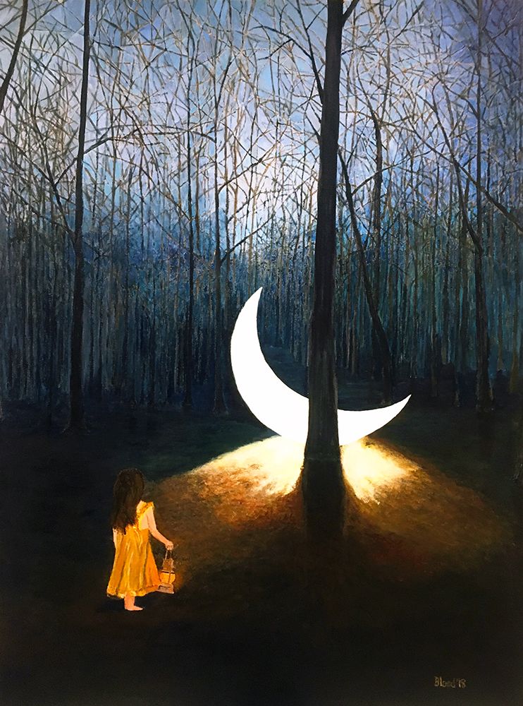 Lil Luna art print by Tom Blood for $57.95 CAD