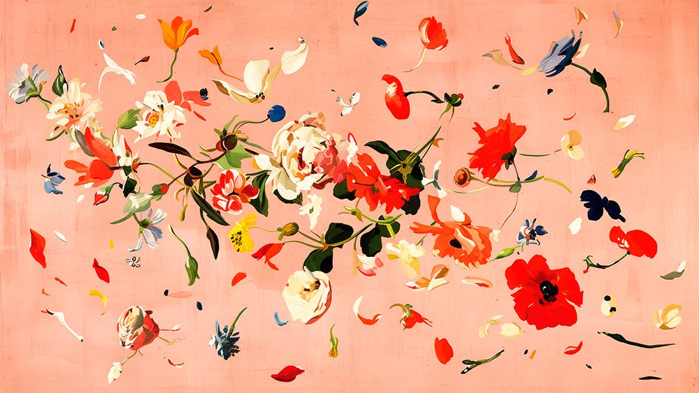 Floatingflowers art print by Treechild for $57.95 CAD