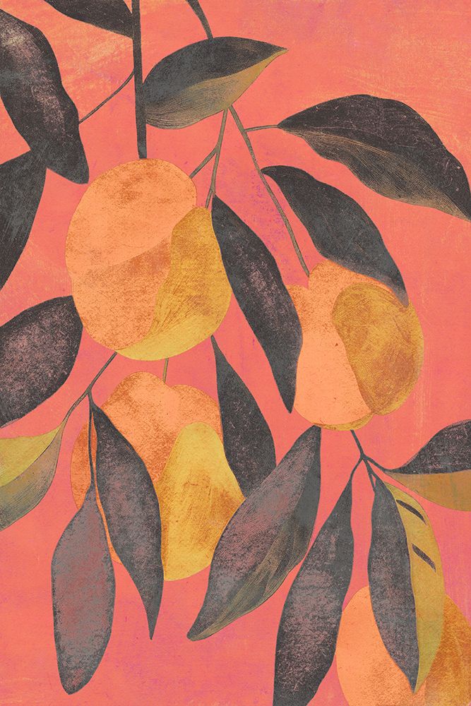 Peachesatsunset art print by Treechild for $57.95 CAD